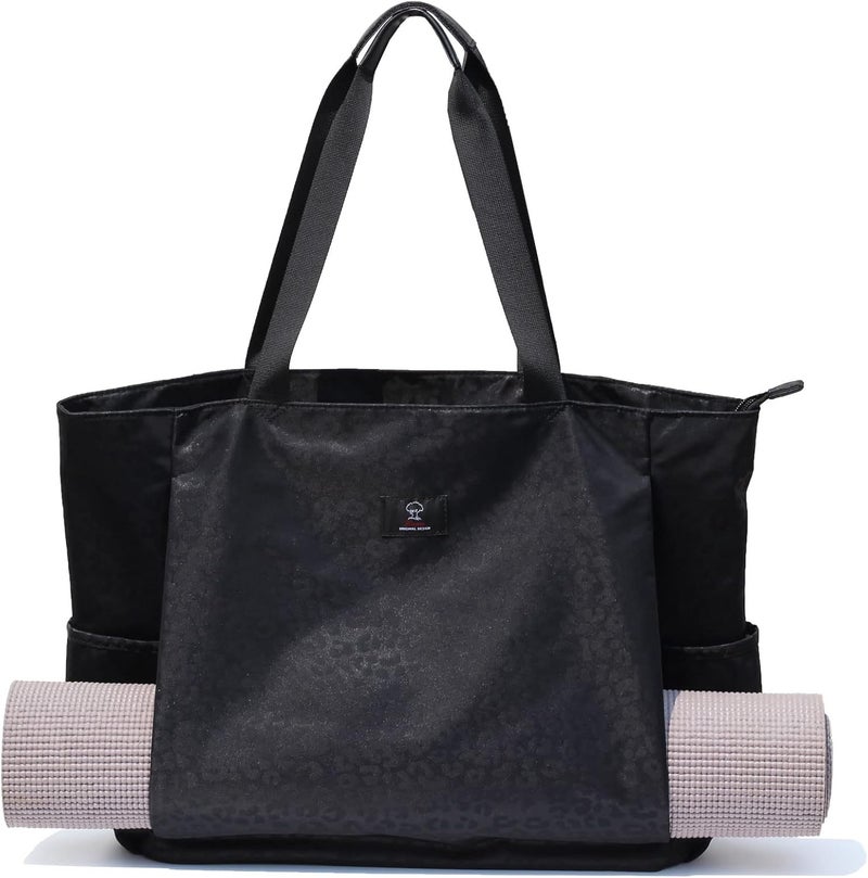 ESVAN Yoga Mat Bag Yoga Tote Carrier Shoulder Bag Carryall Tote for Office,Yoga,Pilates,Travel,Beach and Gym - Image 1